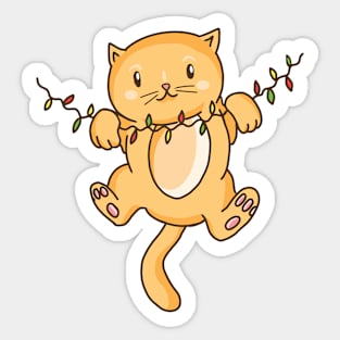 funny cat awesome lovely animal Sticker